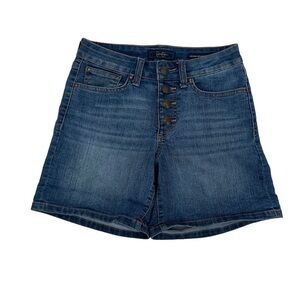 Jessica Simpson Vintage High Waisted Button Fly Jean Shorts Size 27 Women’s
